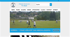 Desktop Screenshot of fcstaad.ch